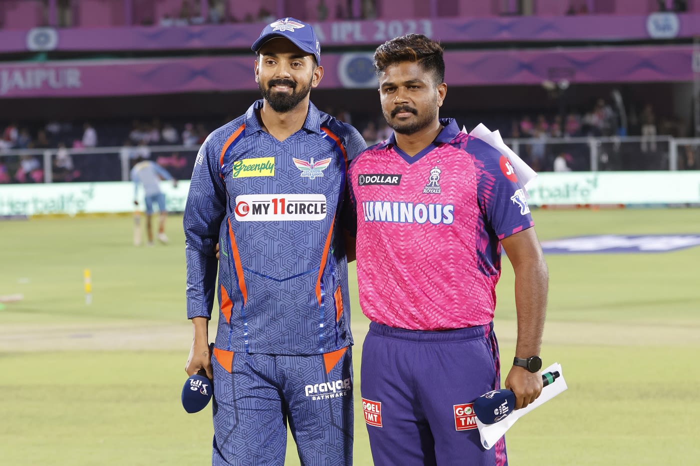 KL Rahul and Sanju Samson at the toss | ESPNcricinfo.com