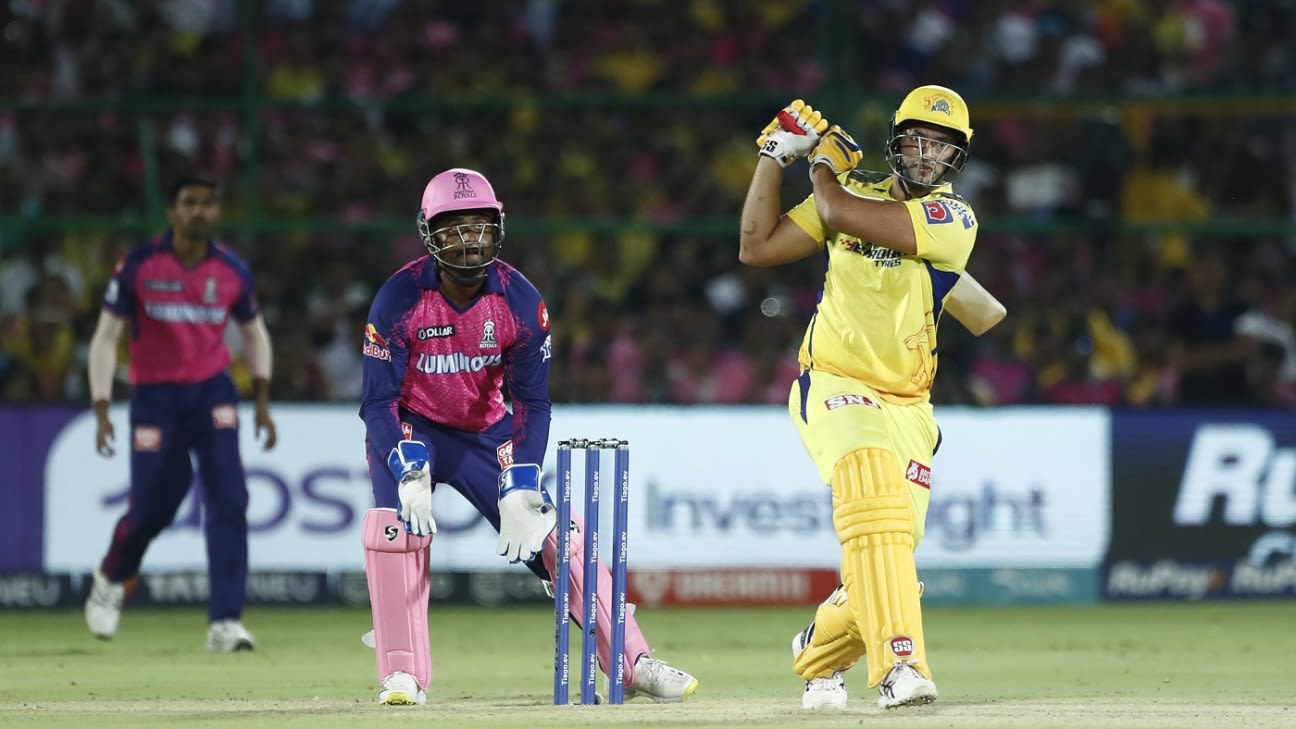 Shivam Dube of CSK joins the IPL's six-hitting elite | Cricinfo