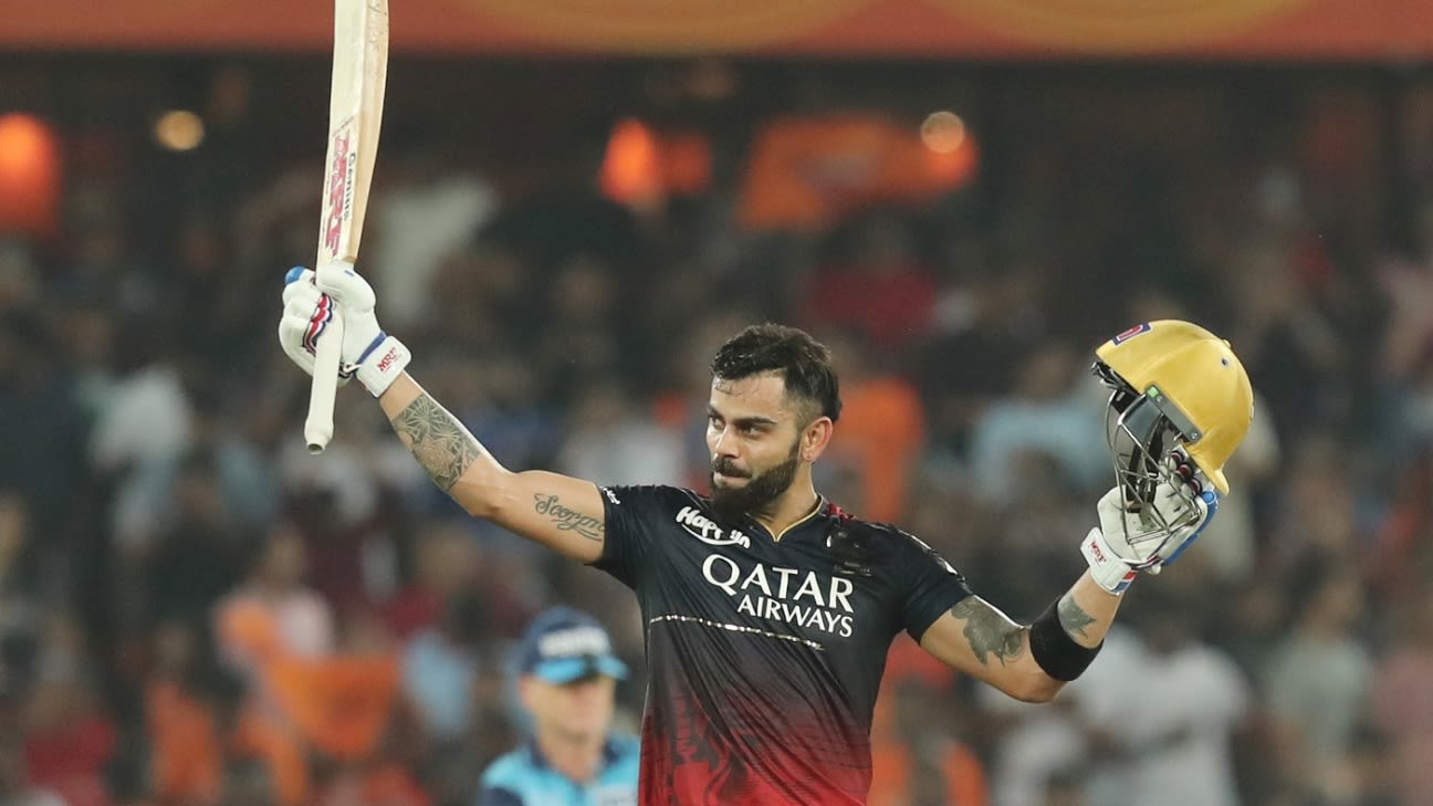 Stats Virat Kohli draws level with Chris Gayle for most IPL hundreds