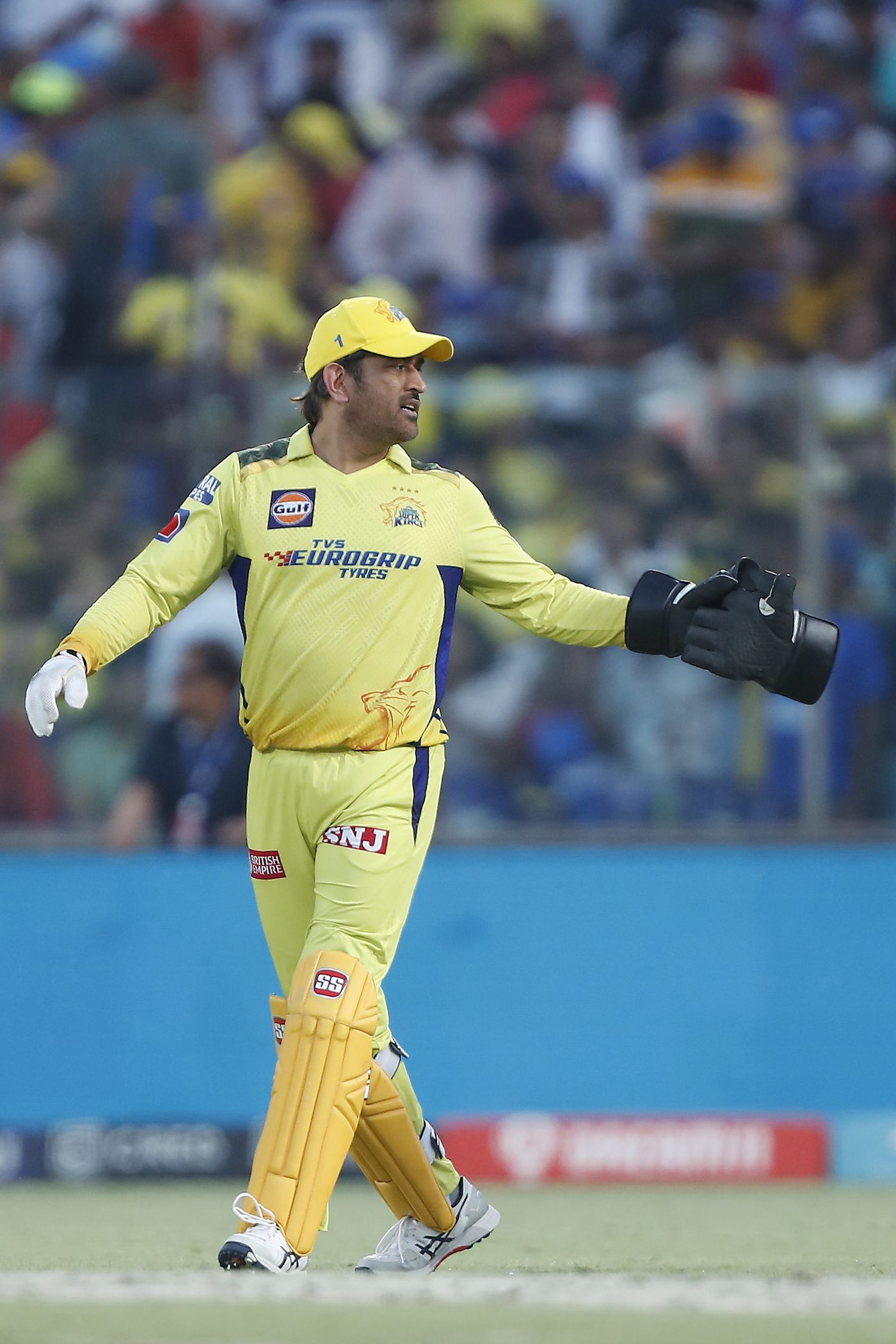 MS Dhoni led CSK to a 77-run win in their final league game ...