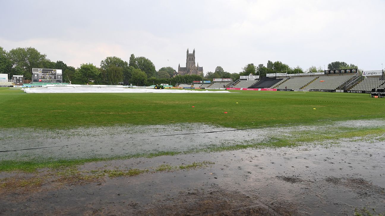 Rain Ruins Nottinghamshire's Victory Hopes in Worcestershire Draw