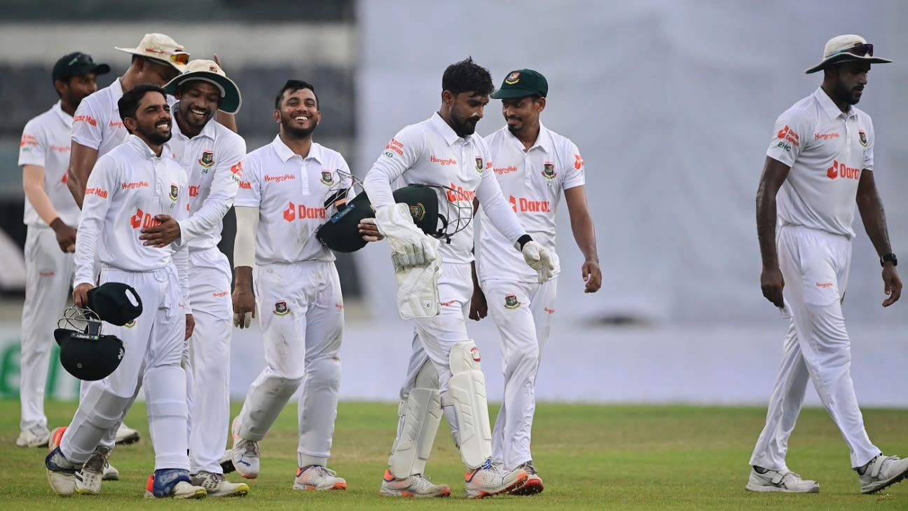 Taskin Ahmed grabs 4 as Bangladesh annihilate Afghanistan of their largest Test win