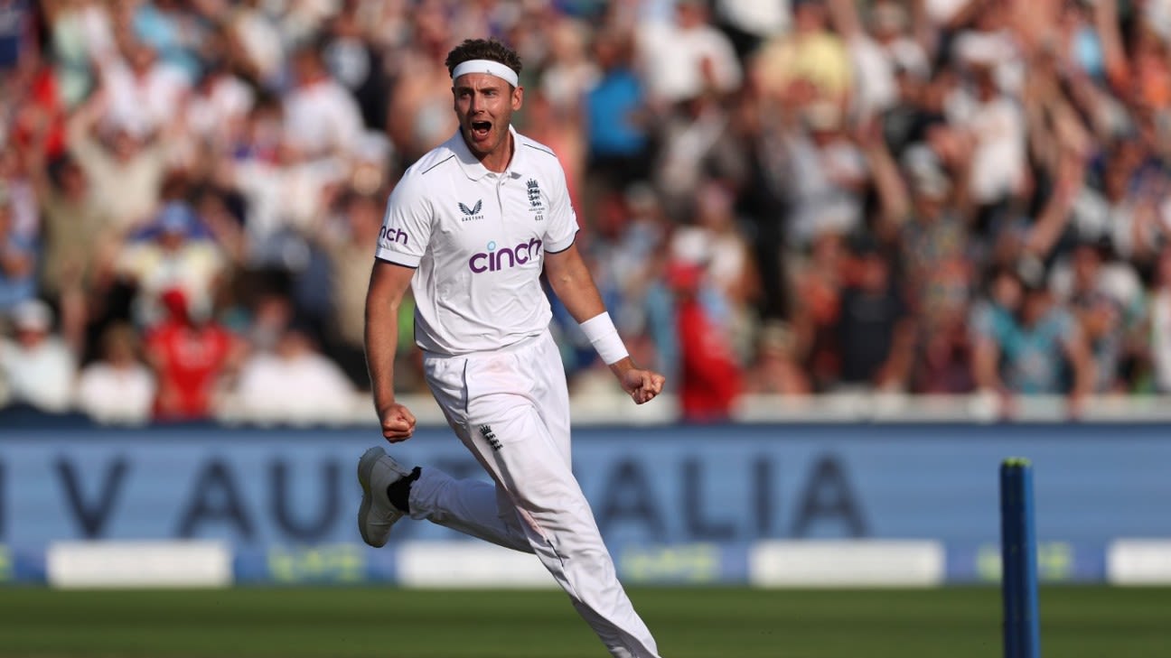 The satan’s within the element as Stuart Broad will get his horns up for the trigger