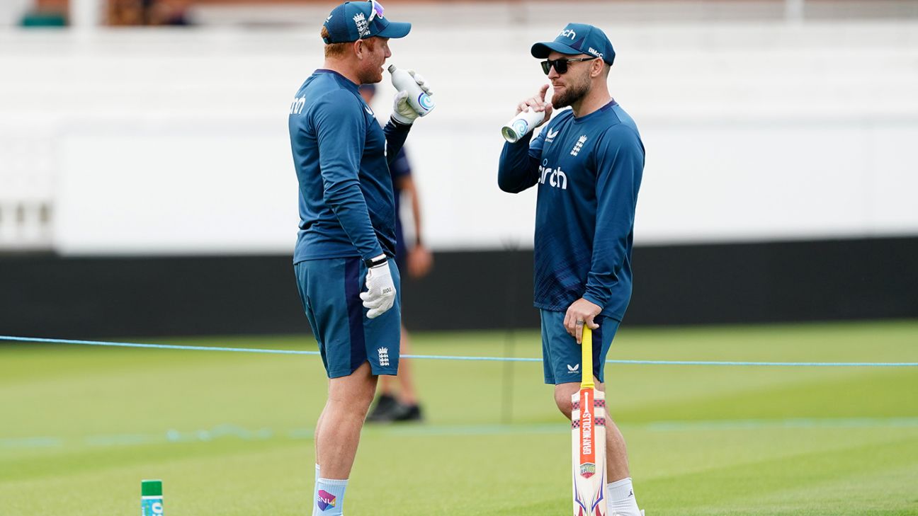 Brendon McCullum – Australia’s controversial dismissal of Jonny Bairstow will ‘galvanise’ England in Ashes comeback bid post thumbnail image
