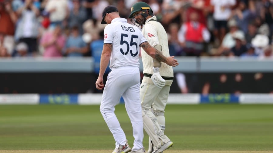 WATCH: Ben Stokes takes a spectacular two-touch catch at the boundary to  remove Australia captain Pat Cummins