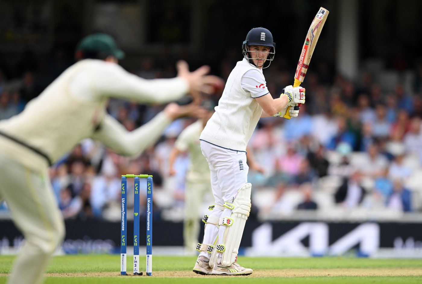 Harry Brook flashed an edge to slip to fall for 85 | ESPNcricinfo.com