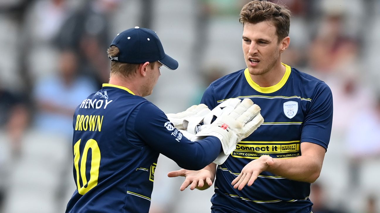 Brad Wheal five-for secures factors for Hampshire in shut contest