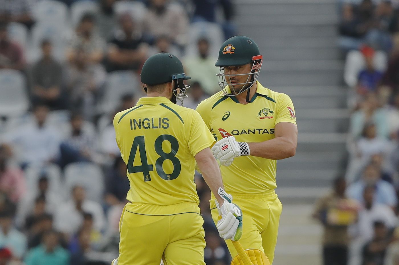 Josh Inglis and Marcus Stoinis were tasked with lifting Australia's