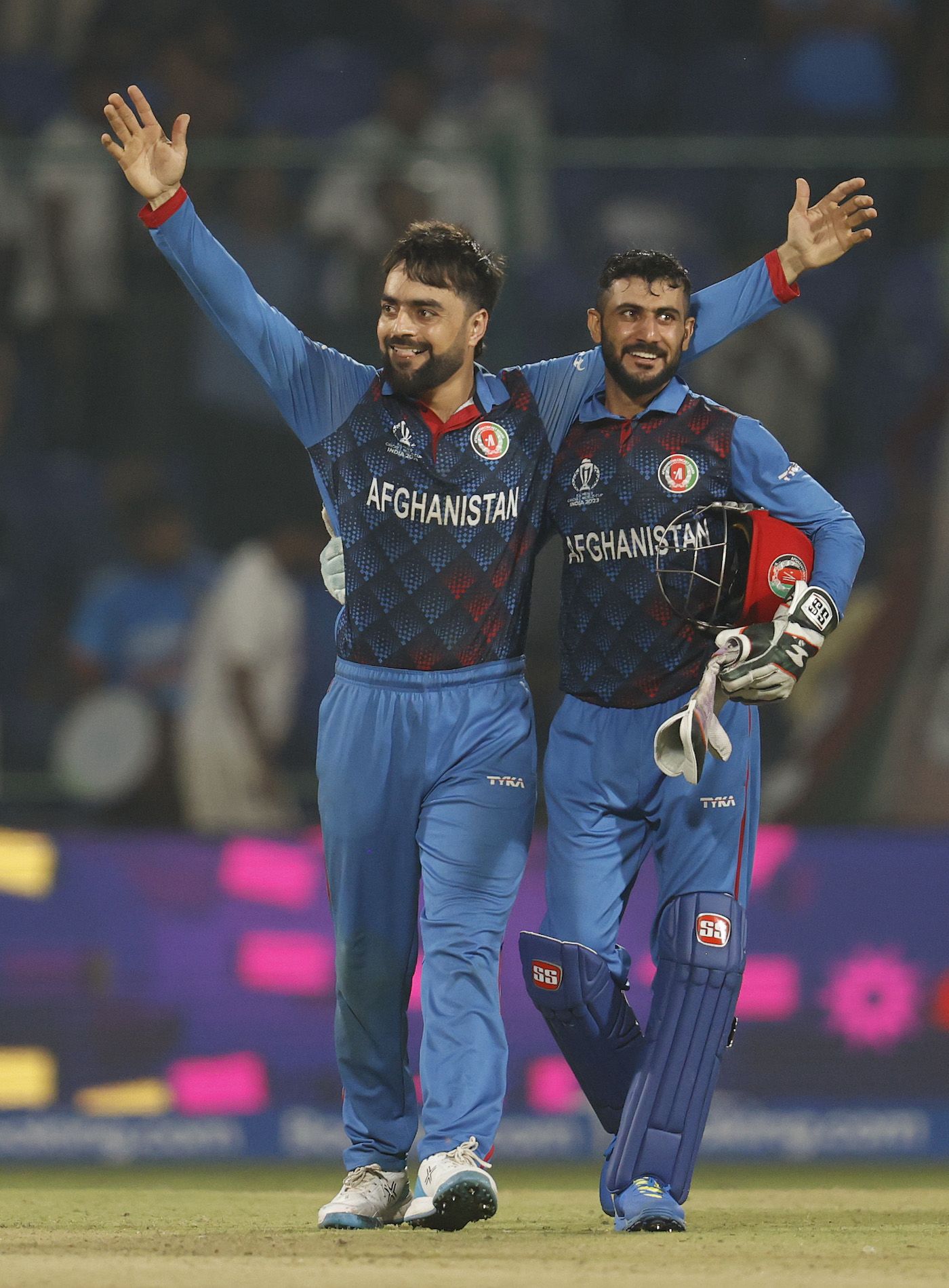 Ikram Rashed Hel Rashid Khan and Ikram Alikhil - who both played big hands for ...