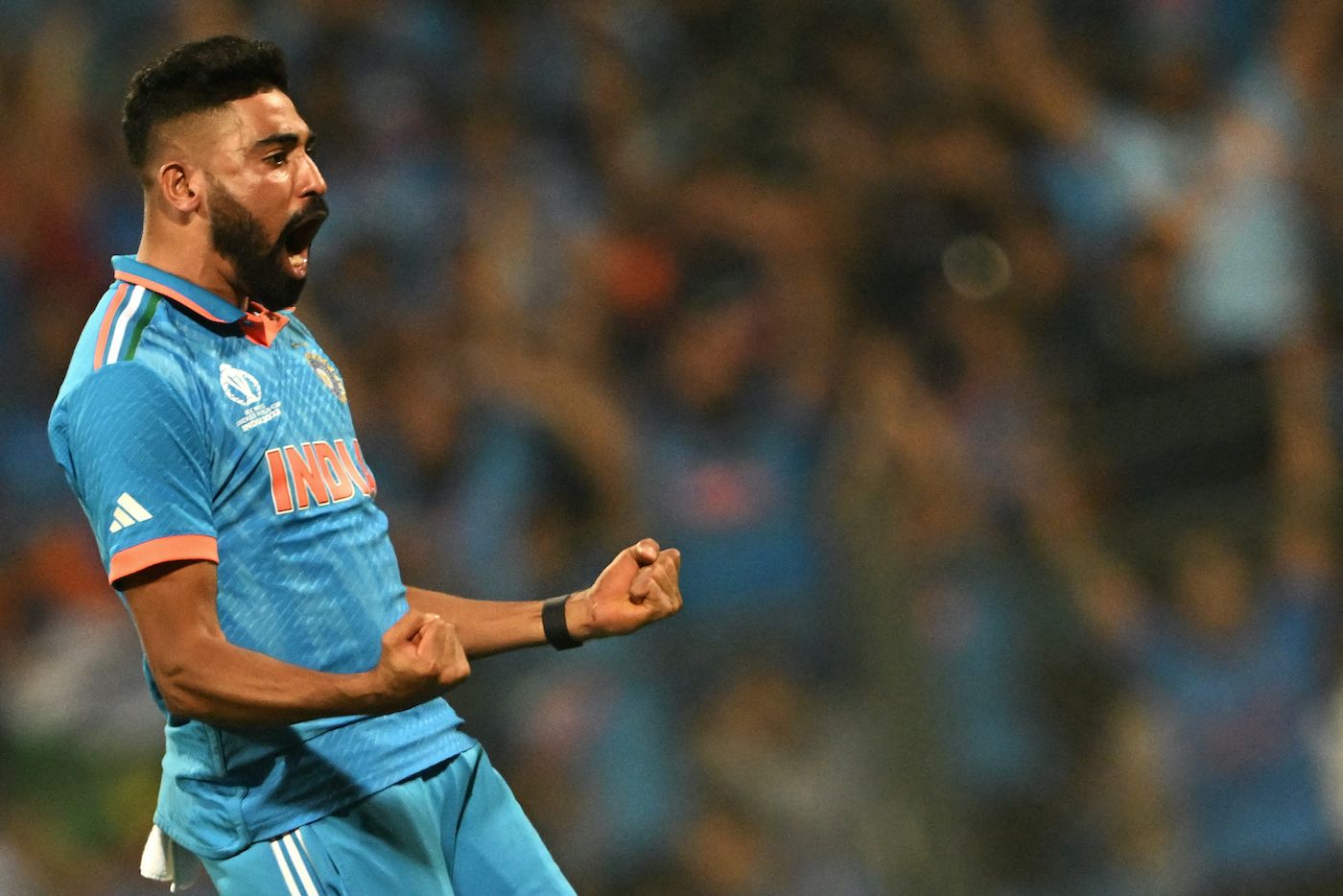 Mohammed Siraj took two wickets in his first over