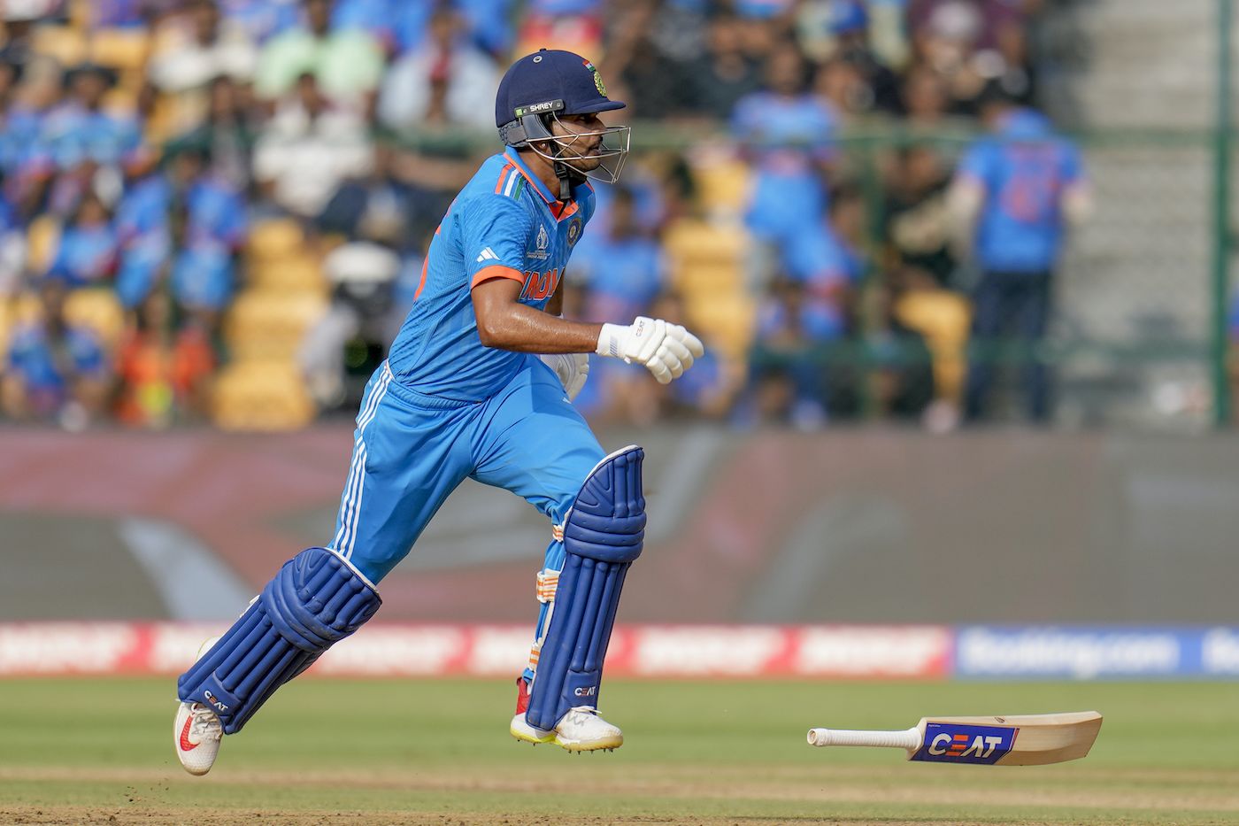 Shreyas Iyer Drops And Runs 