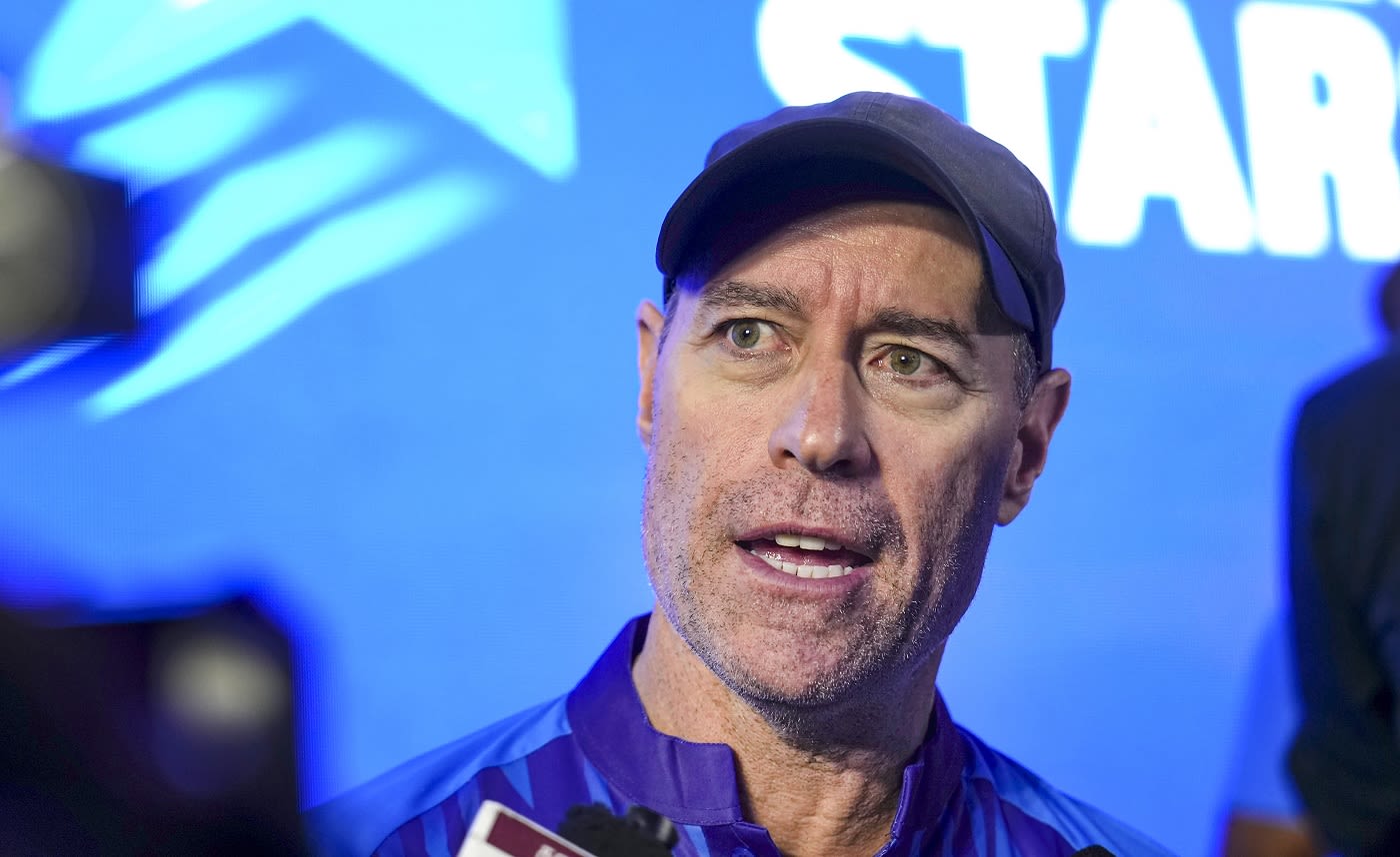 Michael Bevan at the launch of Southern Superstars franchise