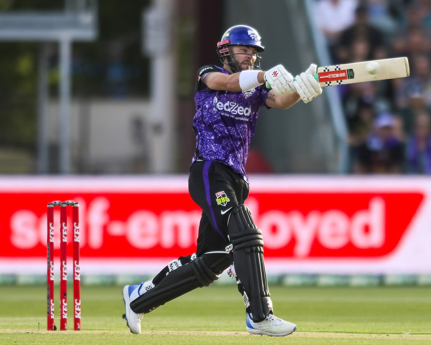 Caleb Jewell scored a flurry of boundaries at the top