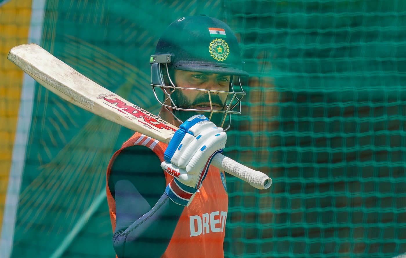 Virat Kohli nets up in Centurion