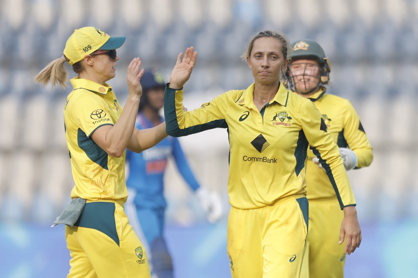 Ashleigh Gardner returned the wickets of Harmanpreet Kaur and Jemimah ...