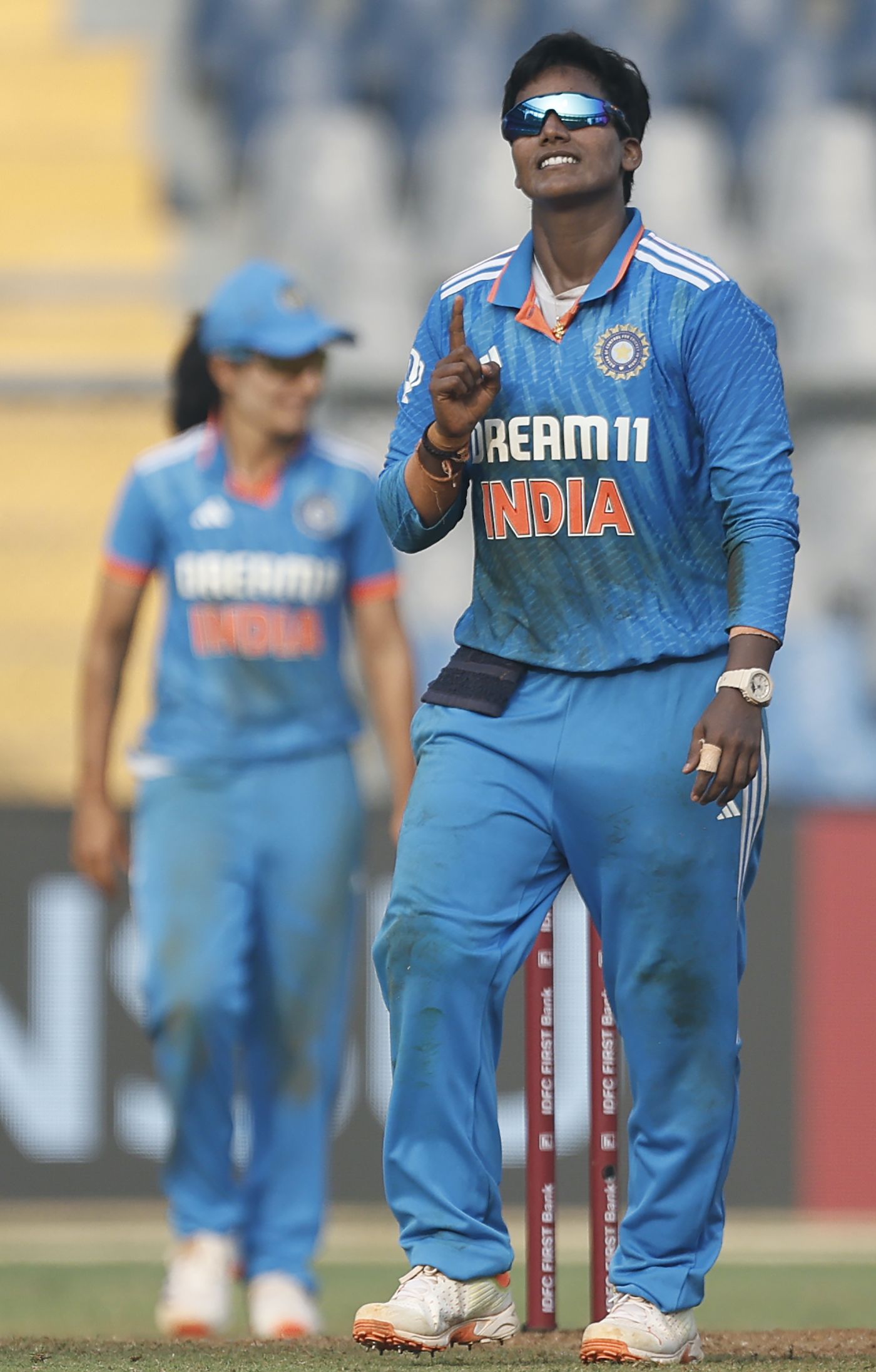 Deepti Sharma Celebrates Her 100th ODI Wicket ESPNcricinfo deepti-sharma-celebrates-her-100th-odi-wicket-espncricinfo