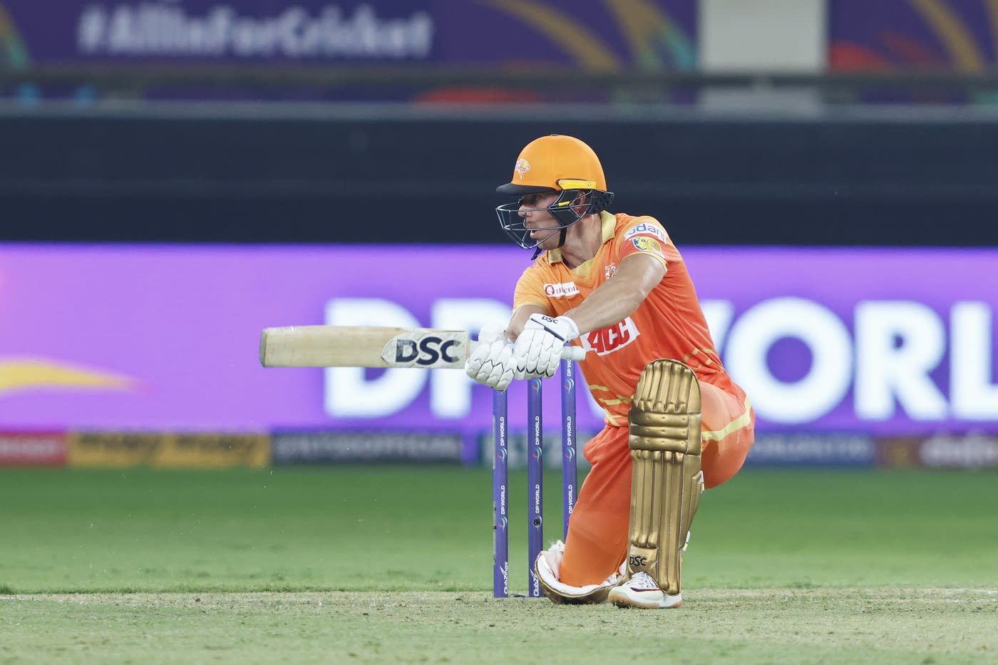 Chris Lynn scored an excellent half-century after two early wickets ...