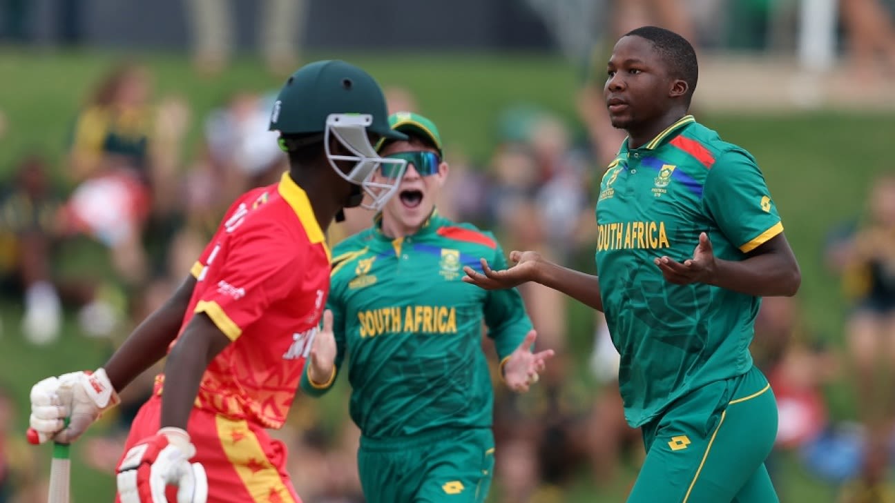 Under19 World Cup 2024 Kwena Maphaka crushes Zimbabwe as South