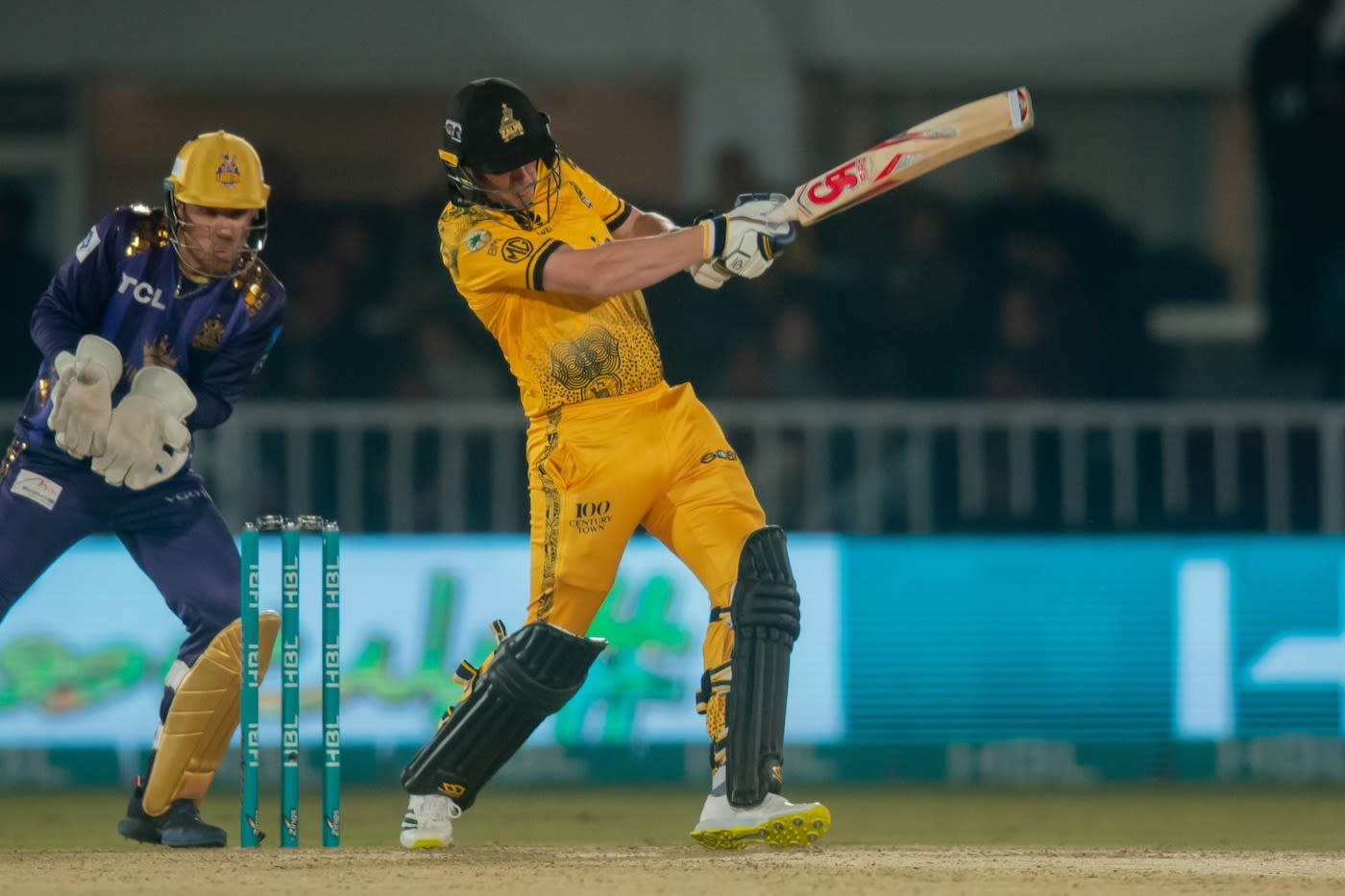 Tom Kohler-Cadmore gives the ball a proper thwack | ESPNcricinfo.com