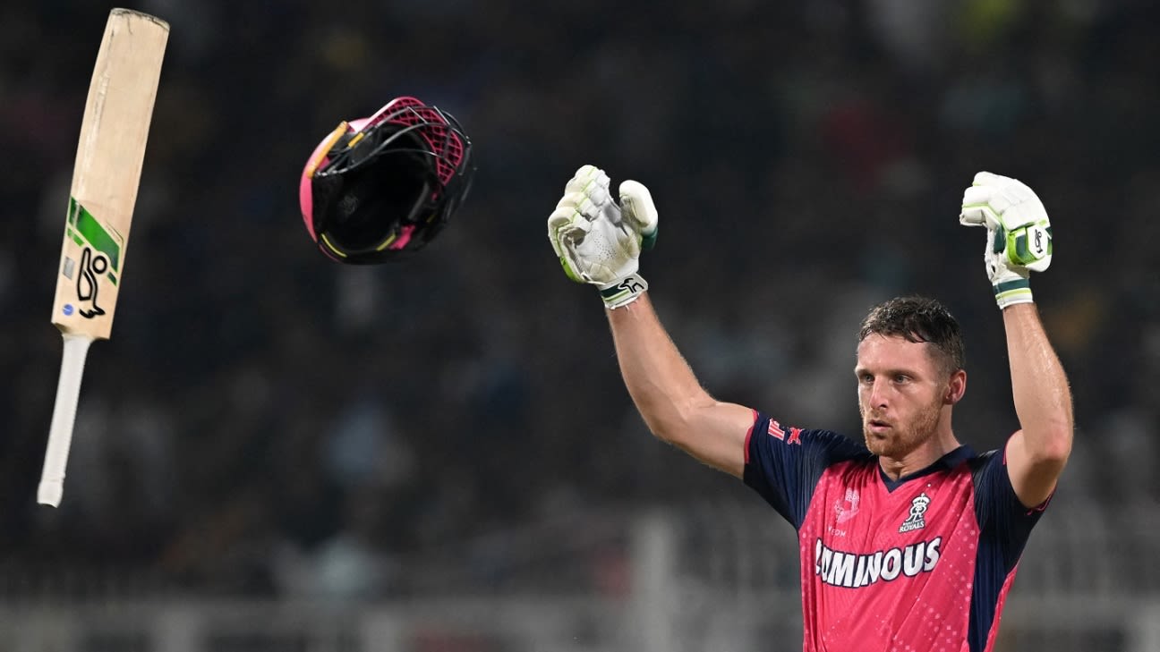 Buttler's 107* tops Narine's 109 as Royals ace record chase against KKR