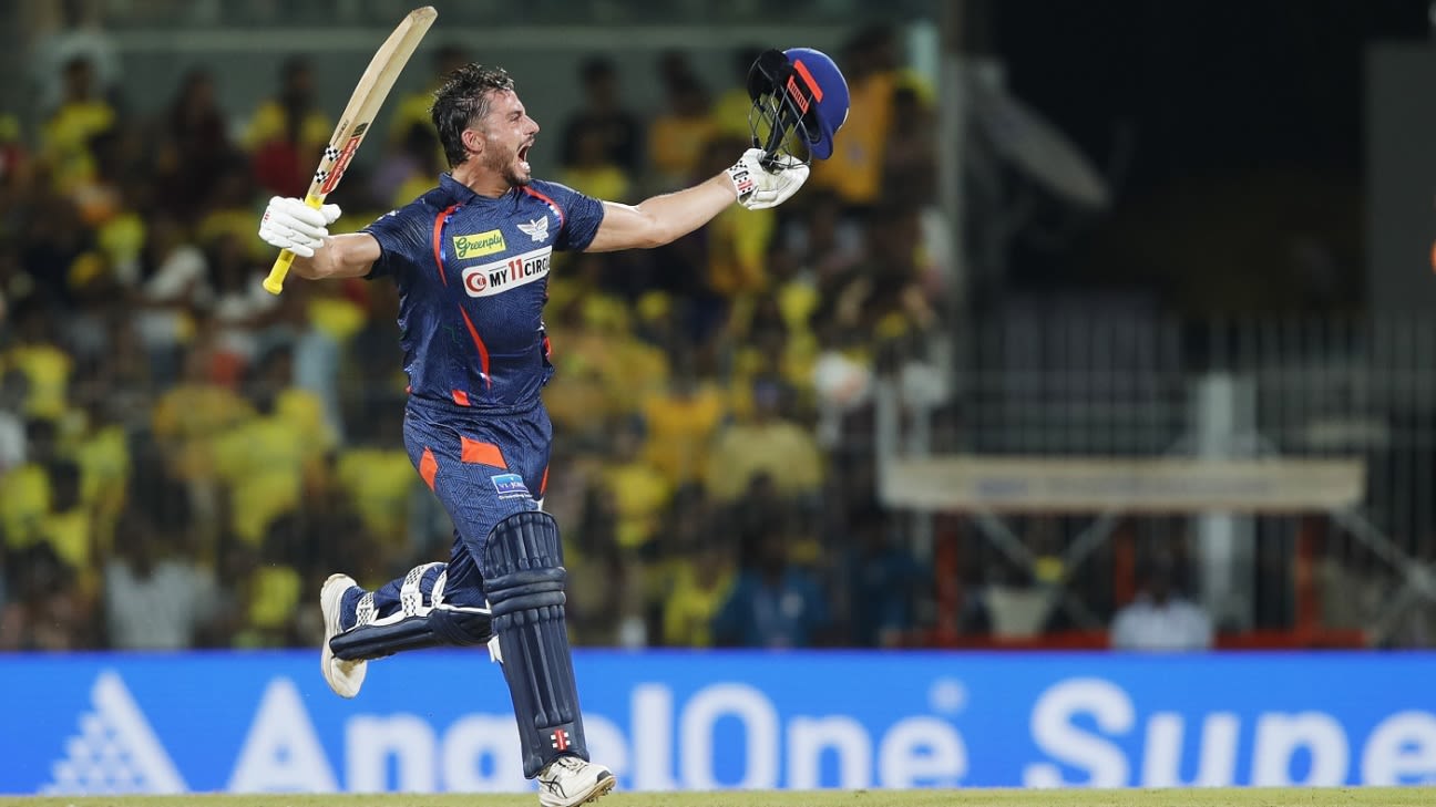 Marcus Stoinis silences Chepauk with hundred in record chase