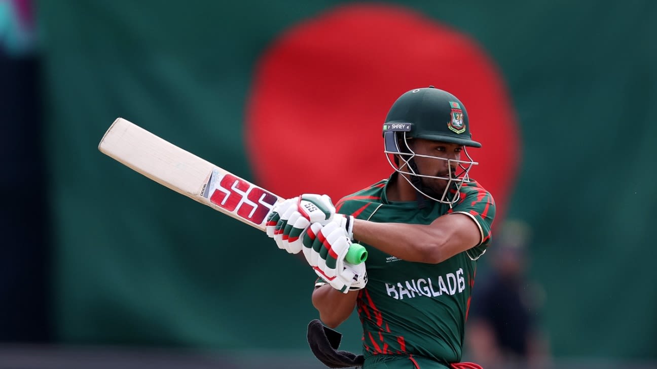 T20 World Cup 2024 - Bangladesh - Captain Najmul Hossain Shanto Makes ...