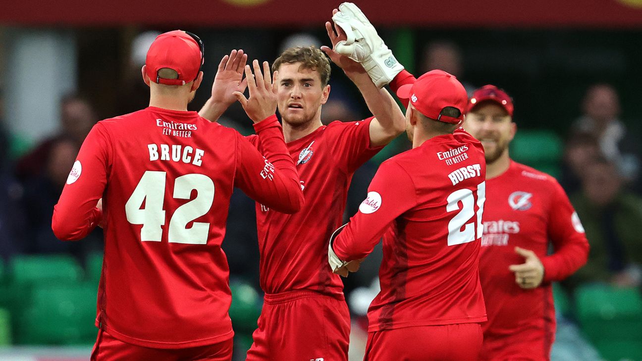 Lancashire Lightning Maintain Dominance with 25-Run Victory over Leicestershire Foxes