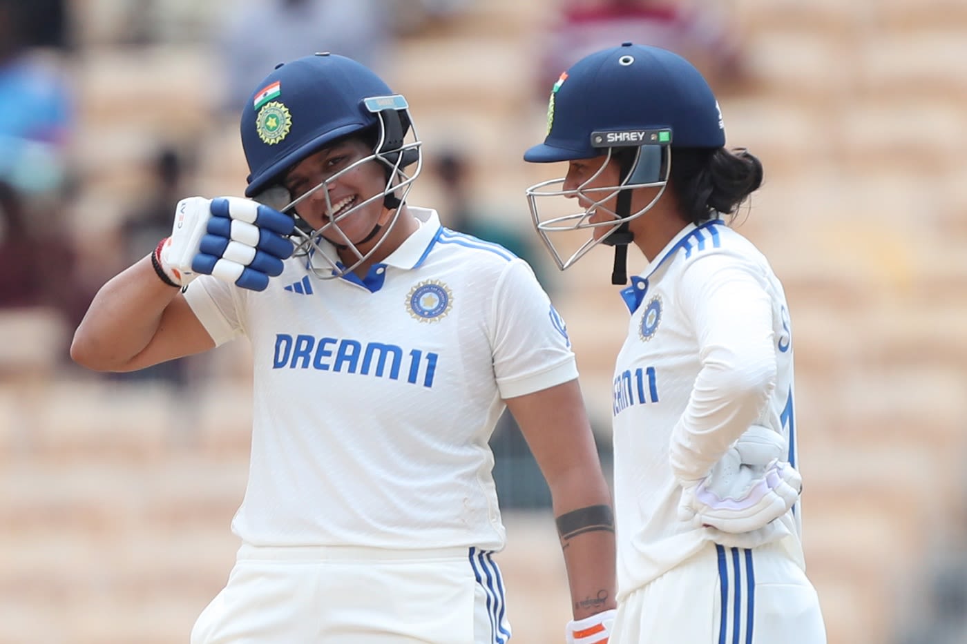 The first morning of the Chennai Test belonged to Shafali Verma and ...