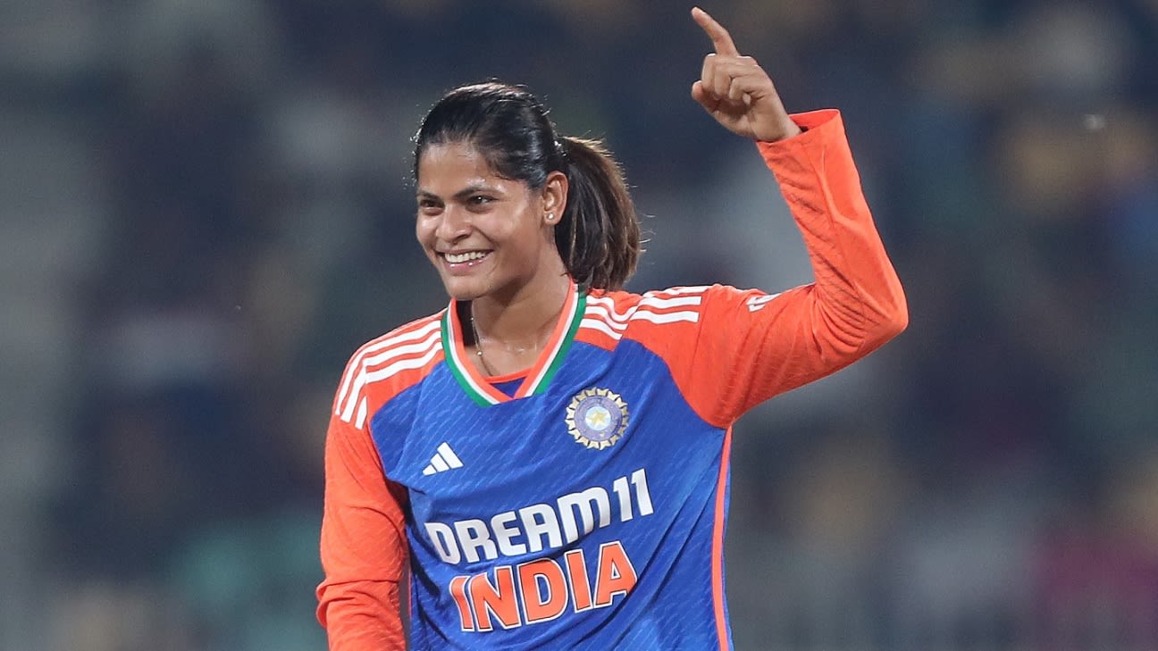 Radha Yadav Replaces Injured Asha Sobhana in India's XI