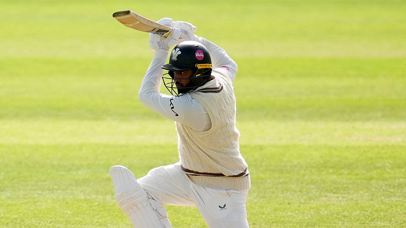 Patel's Century Guides Surrey to Commanding Lead Over Durham