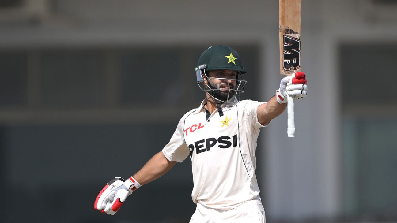 Ghulam’s debut century carries Pakistan as England stay in touch