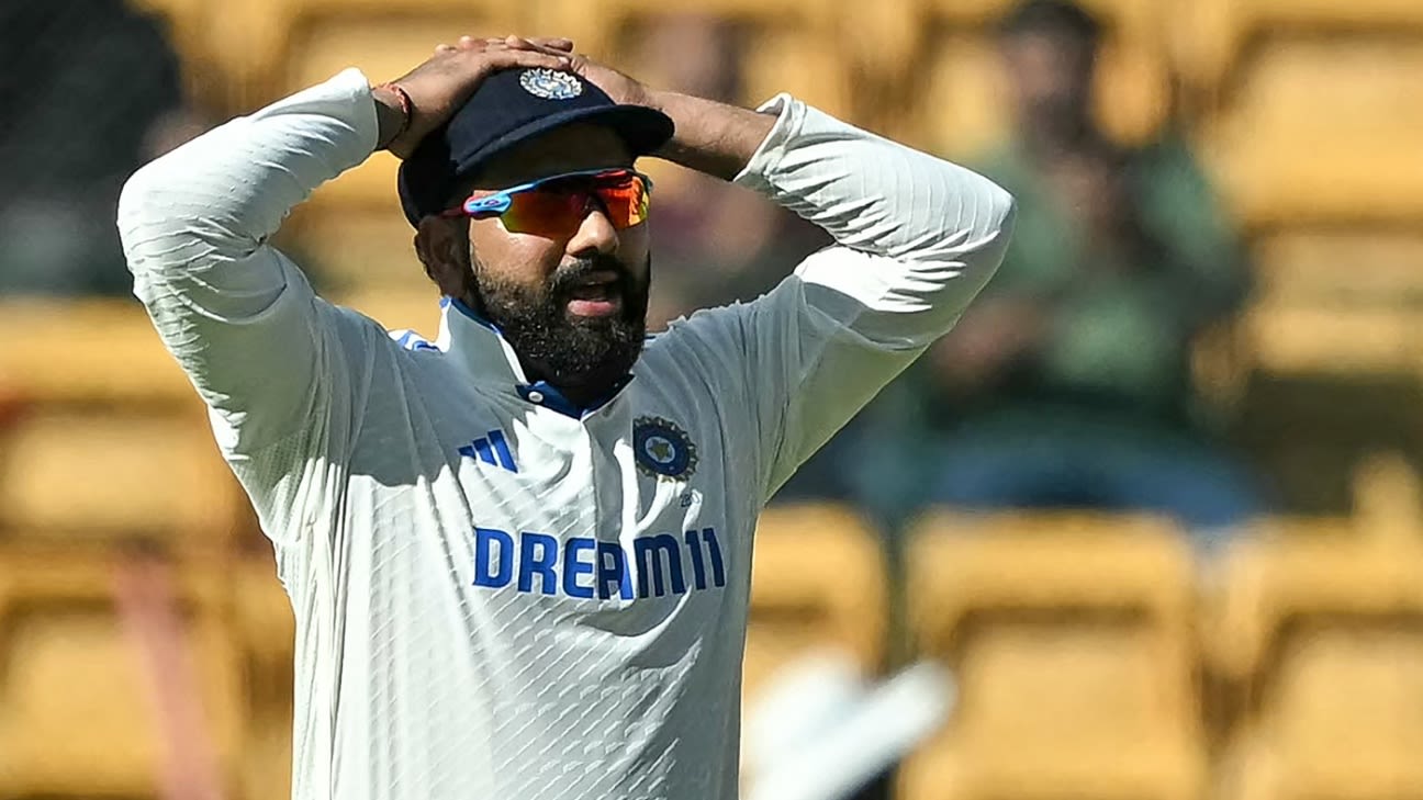 India vs New Zealand – Rohit Sharma “injured” after misjudging the Bengaluru pitch