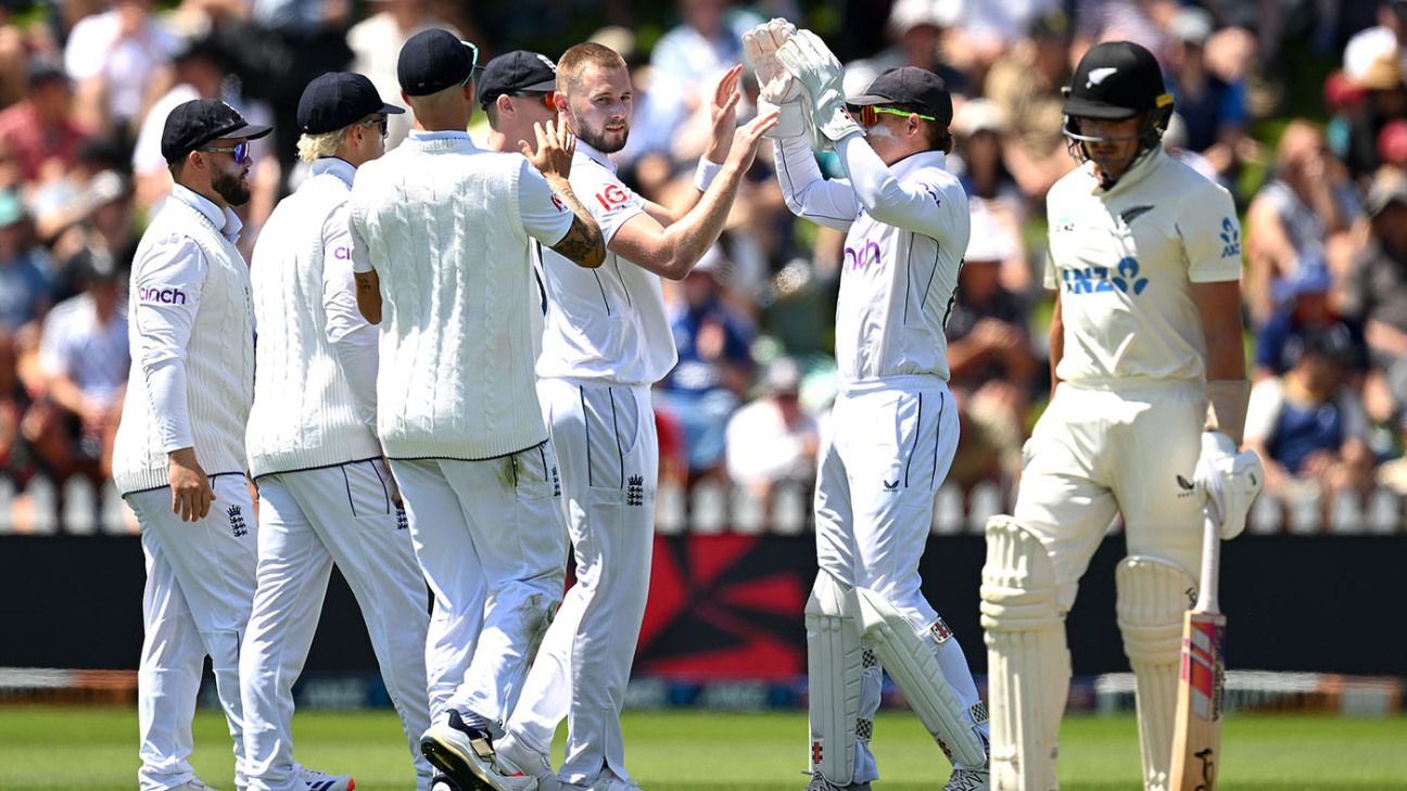 Gus Atkinson hat-trick, New Zealand rounded up for 125