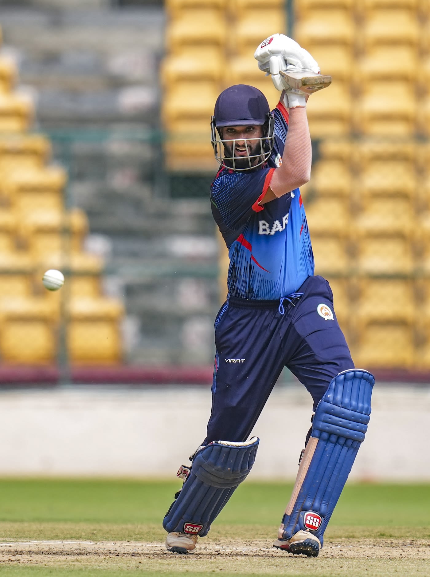 Abhimanyusingh Rajput struck a few boundaries at the top of the order ...