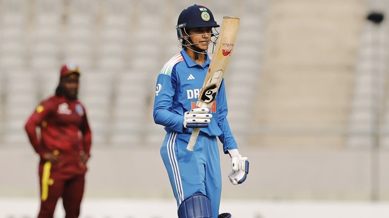 India ride on Mandhana’s 91 to finish on 314