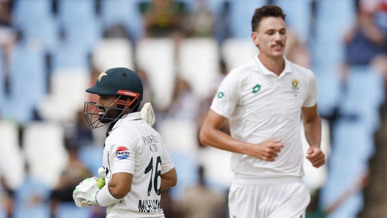 Pakistan squander start as Jansen helps SA tighten control