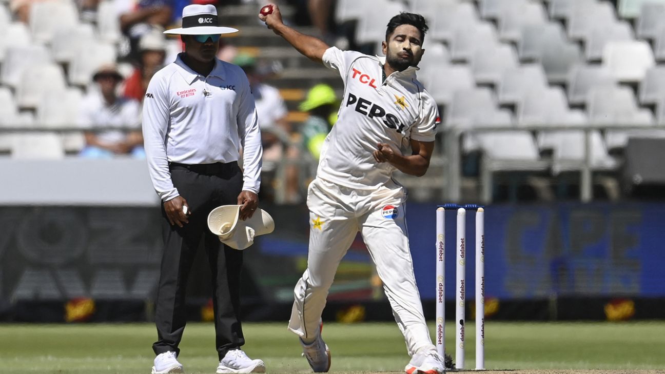 Pakistans Pace Struggles Exposed in Cape Town Showdown