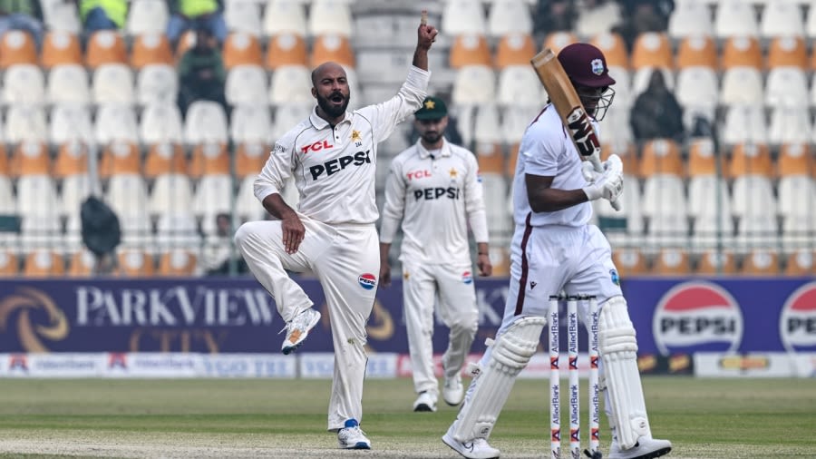 PAK vs WI 2nd Test Spinners Shine as West Indies Struggle in Multan