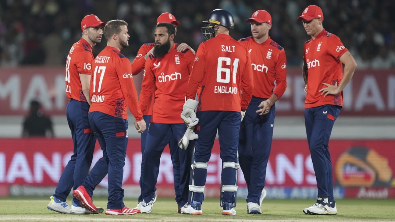 Adil Rashid marshals defence as England stay alive in series