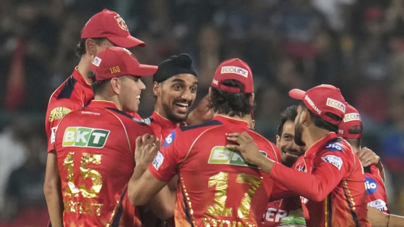 RCB vs PBKS Cricket Scorecard, 34th Match at Bengaluru, April 18 ...