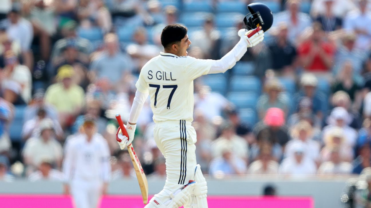 eng vs ind - 1st test - shubman gill ने कप्‍तान के रूप में अपना दबदबा  स्‍थापित किया | ESPNcricinfo