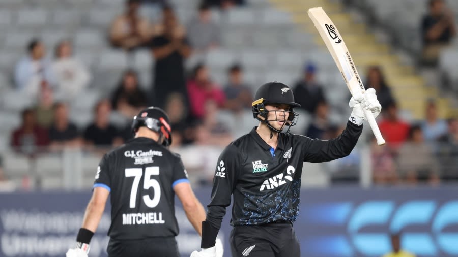NZ vs WI 2025/26, NZ vs WI 2nd T20I Match Report, November 06, 2025 -  Chapman stars as New Zealand survive West Indies scare to level series
