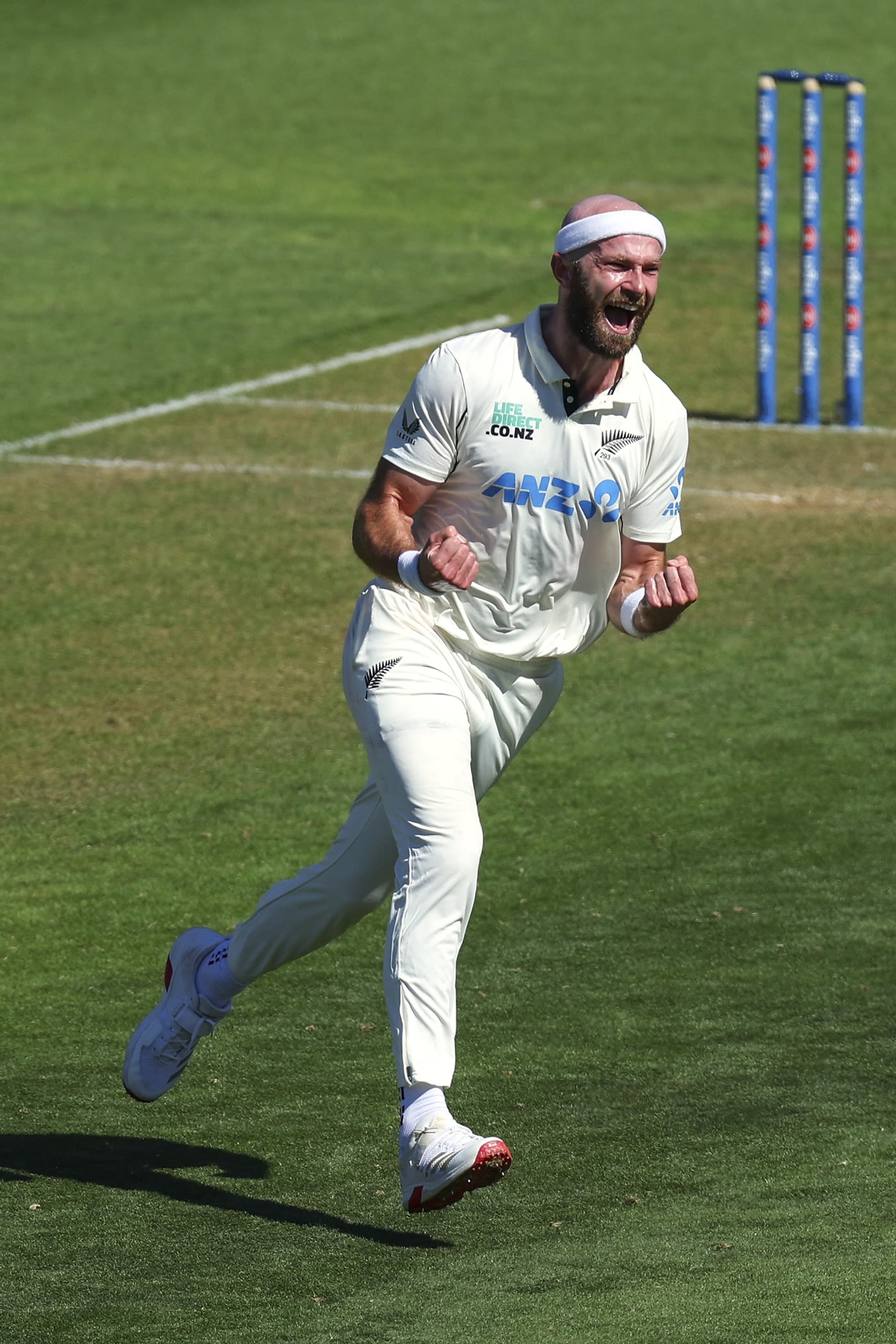 Michael Rae celebrates Justin Greaves' wicket | ESPNcricinfo.com