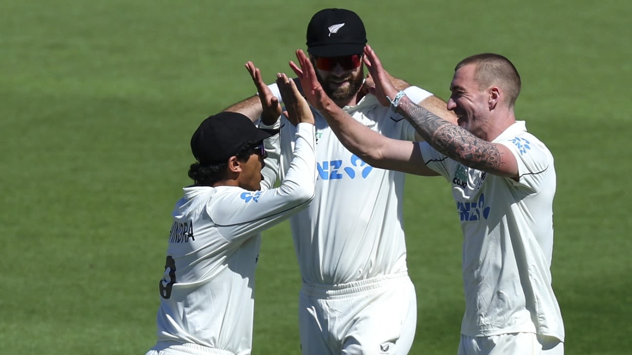 Michael Rae Nz NZ vs WI 2025/26, NZ vs WI 2nd Test Match Report, December 10 - 12 ...
