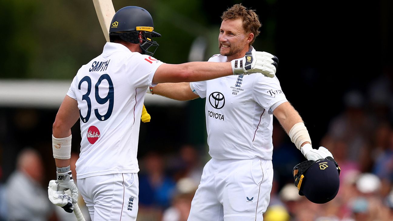 Stats - Root equals Ponting, just ten behind Tendulkar