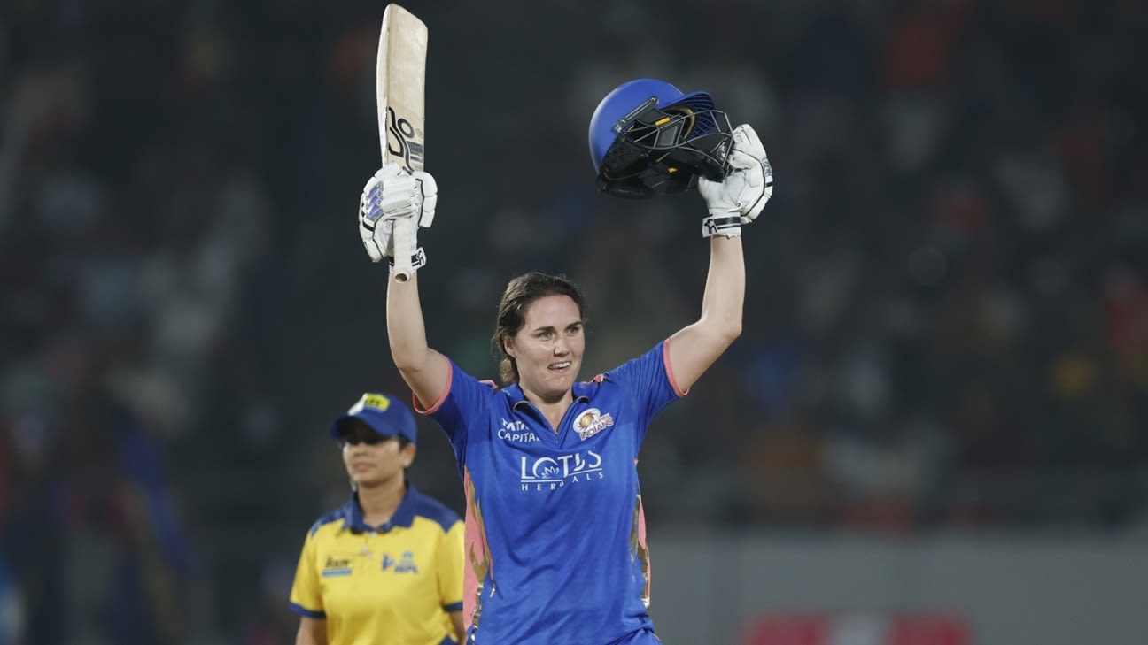 Nat Sciver-Brunt Makes History with WPL's First-Ever Century, Powers Mumbai Indians to 199
