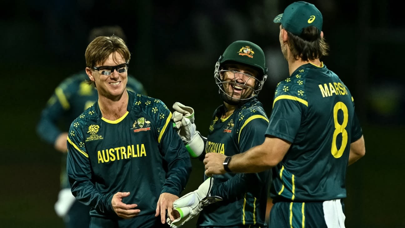 Australia Defeat Oman by 7 Wickets in T20 World Cup Group B