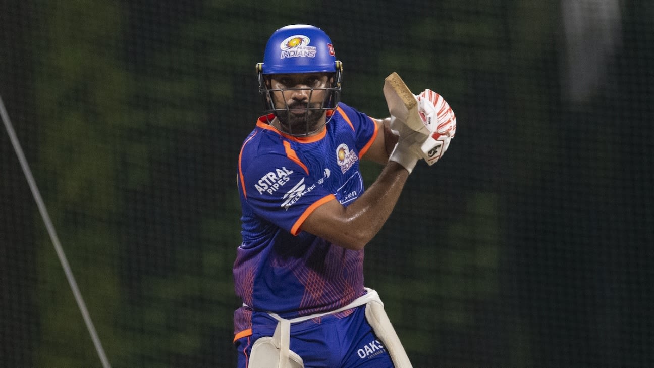 Rohit still not fit as MI pick two debutants against GT