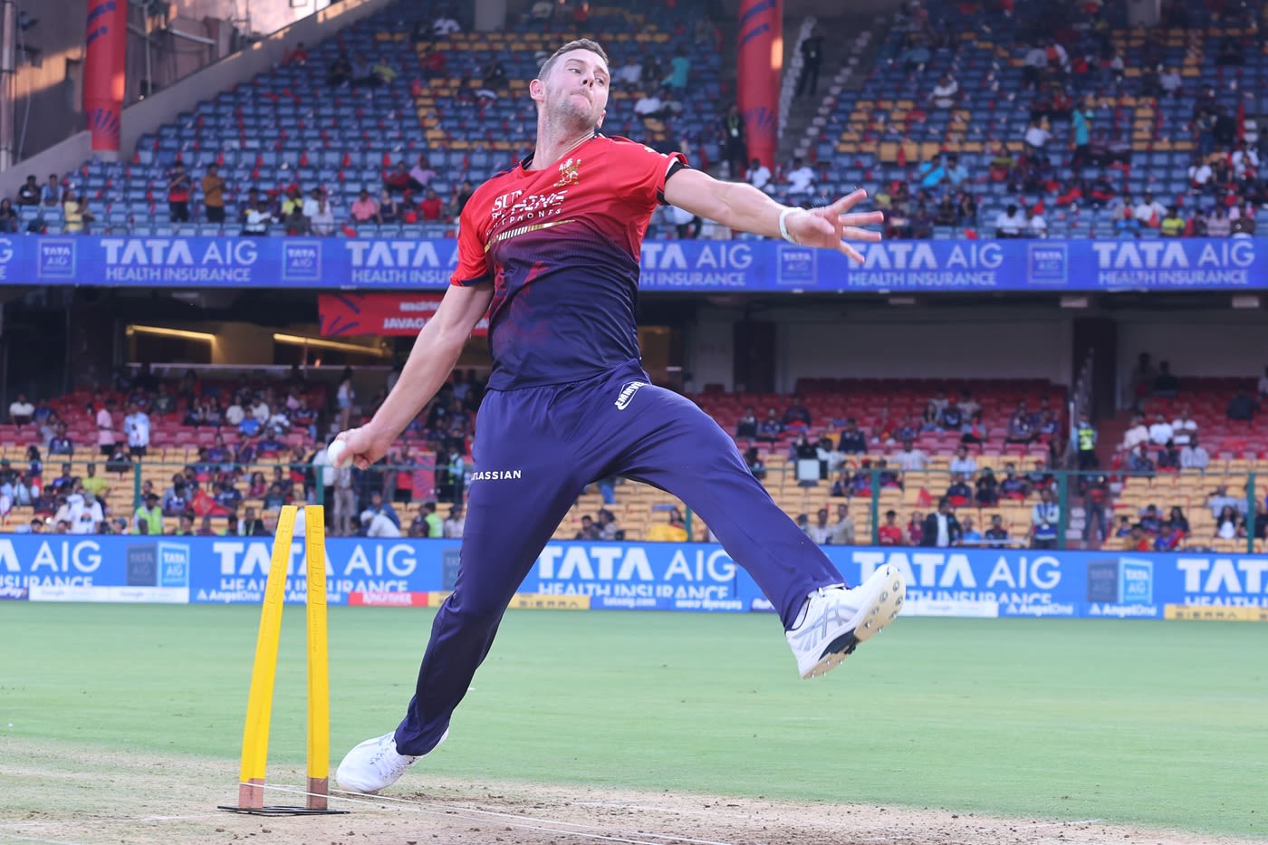 RR vs RCB IPL 2026 - Josh Hazlewood returns as Rajasthan Royals ask RCB to bat in rain-hit game