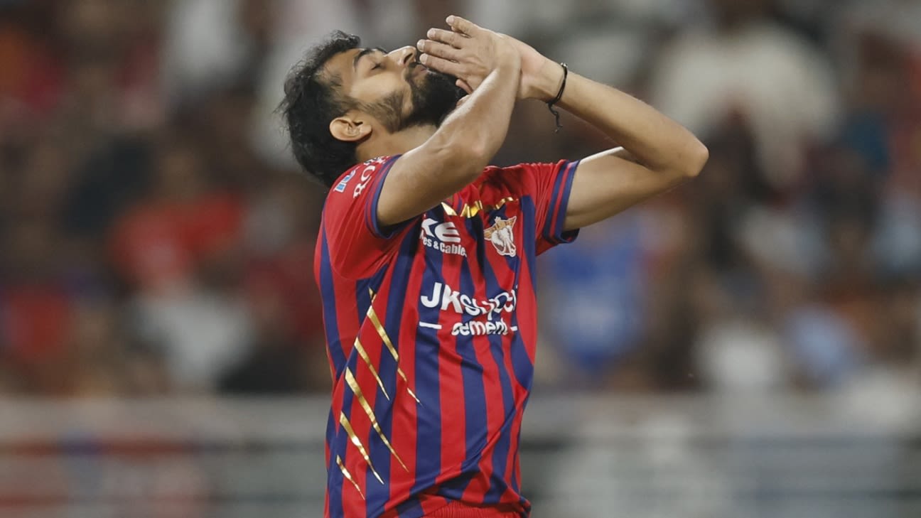 Prince Yadav enters top three on Purple Cap table after Sunday's action in IPL 2026